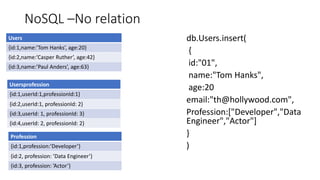 SQL vs. NoSQL and Moving data by Azure Data Factory | PPT