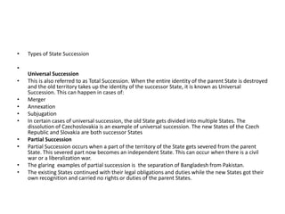 Successor State Examples PUBLIC INTERNATIONAL LAW.pptx
