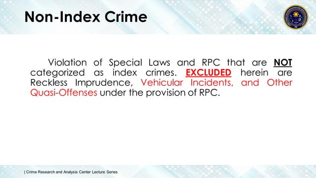 0. Lecture Series on PNP MC 2018-050.pdf | Crime & Harmful Acts to ...