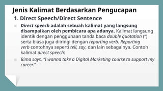 Types of Sentences is Definition of Sentence dan Unsur-unsur Kalimat ...