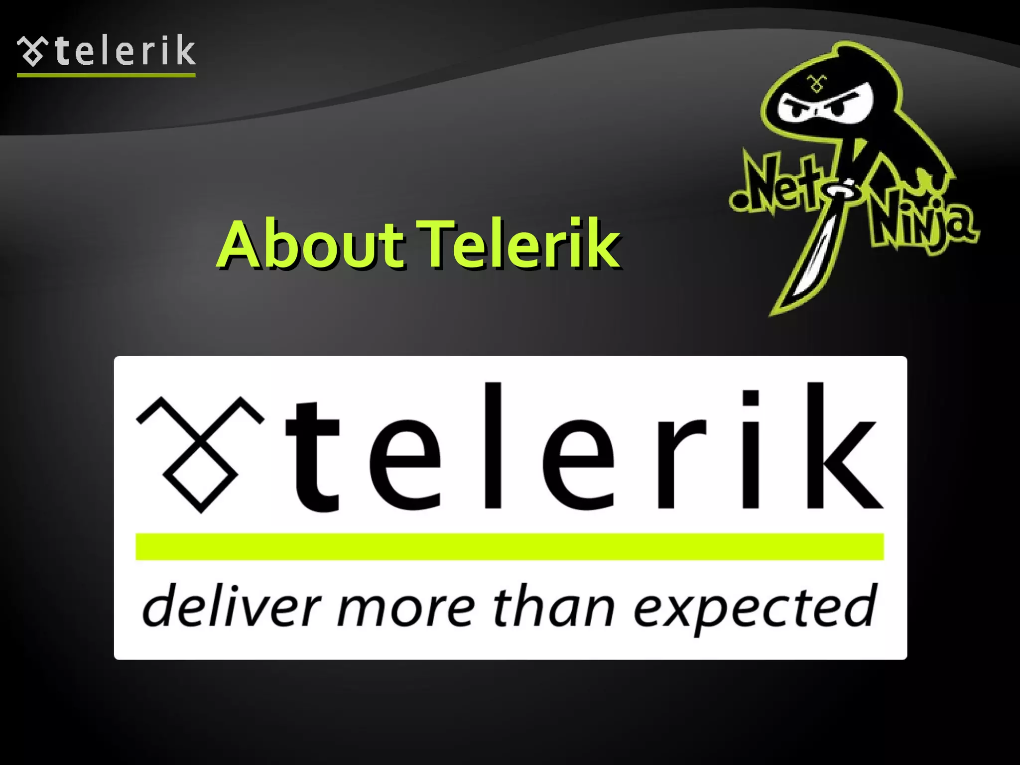 About Telerik