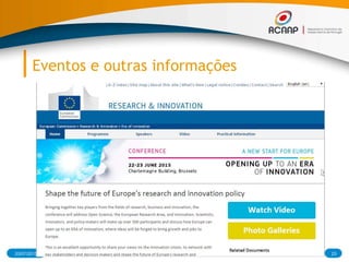 Eventos e outras informações
03/07/2015 23RCAAP - Repositório Cientifico de Acesso Aberto de Portugal
 