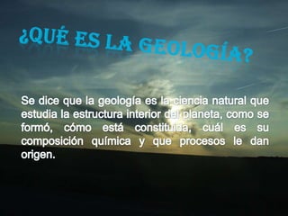 0. introducción a la geología