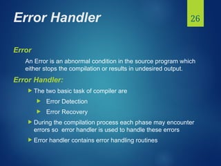 0-Introduction compiler, phases of compiler .ppt