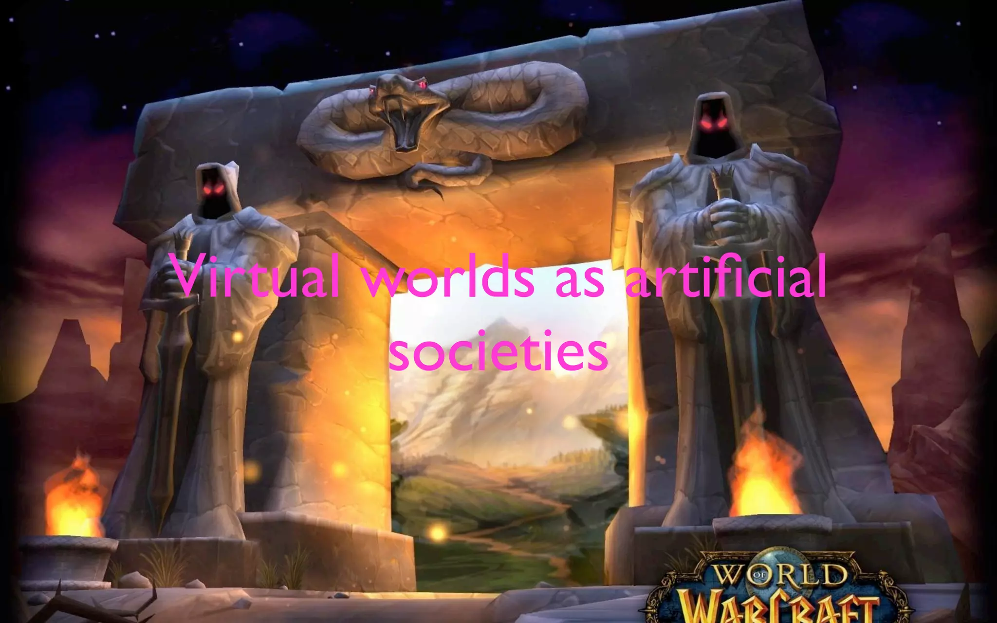 Virtual worlds as artiﬁcial societies 