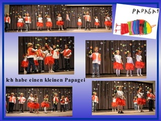 Ich habe einen kleinen Papagei