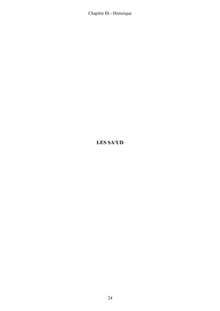Chapitre III - Historique




    LES SA‘UD




           24
 