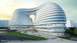 Meeting, Incentives, Conferences & Exhibitions (MICE).
 