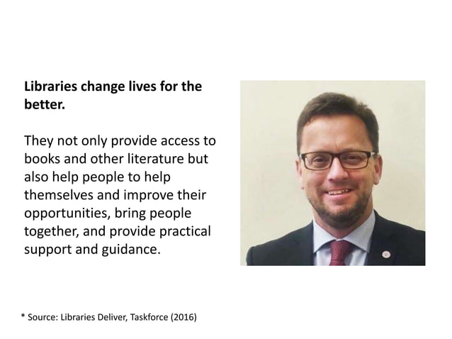 Public libraries supporting learning | PPT