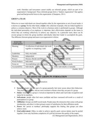 GROUP FORMATION | PDF