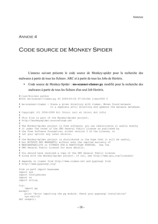Mise en place d'une solution de détection des pirates et des malwares dans les sites tunisiens