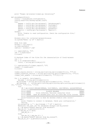 Mise en place d'une solution de détection des pirates et des malwares dans les sites tunisiens