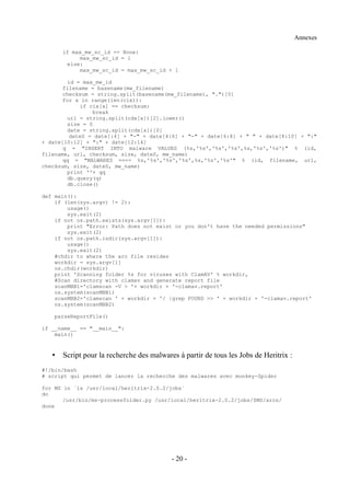 Mise en place d'une solution de détection des pirates et des malwares dans les sites tunisiens