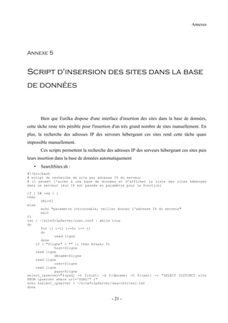 Mise en place d'une solution de détection des pirates et des malwares dans les sites tunisiens