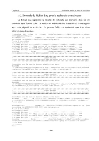 Mise en place d'une solution de détection des pirates et des malwares dans les sites tunisiens