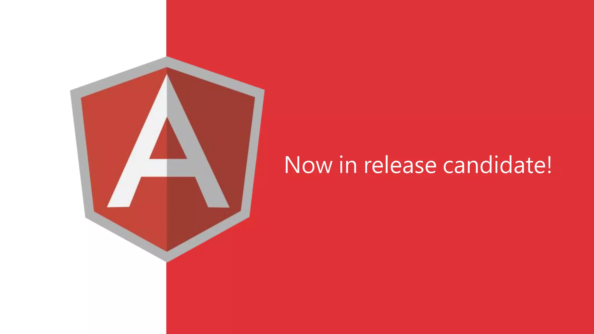 Now in release candidate!
 