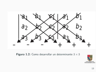 Figura 1.2: Como desarrollar un determinante 3 × 3
13
 