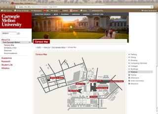 Parking
                                                                                                       Dining
                                                                                                       Housing
                                                                                                       Computing Services
                                                                                                       Colleges
                                                                                                       Buildings
                                                                                                       Visitors
                                                                                                     Parking
Dithridge St. Garage                                                                                 Admissions
                                               Walking to the Sky              East Campus Garage    Visitor Information
                                 Warner Hall                                                         Attractions
                                                           University Center

                       Gates Garage



                                               The Fence
 