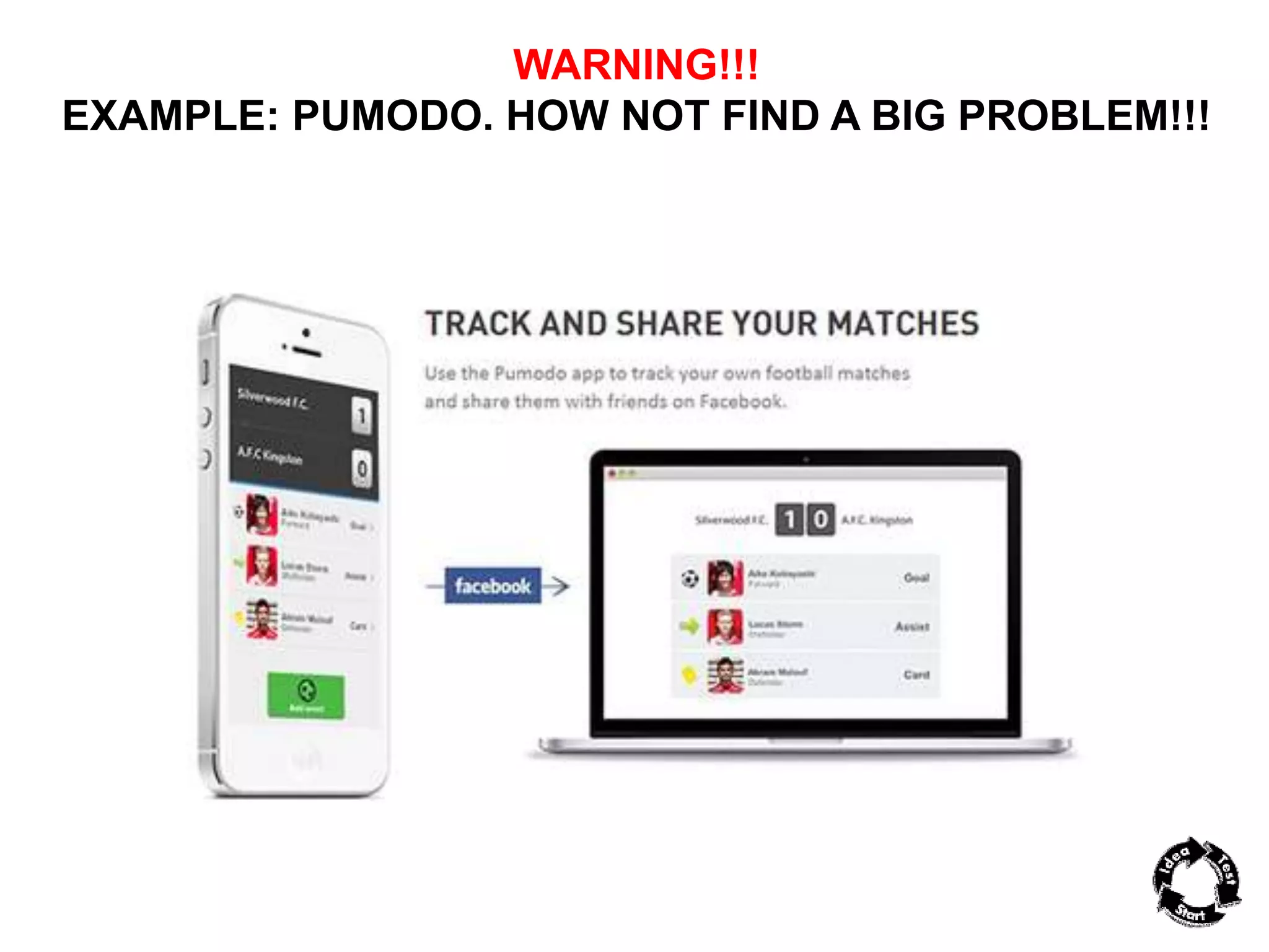 WARNING!!! 
EXAMPLE: PUMODO. HOW NOT FIND A BIG PROBLEM!!! 
 