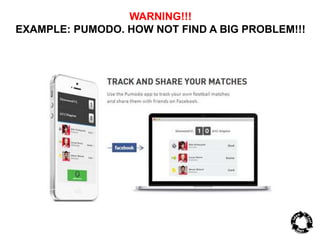 WARNING!!! 
EXAMPLE: PUMODO. HOW NOT FIND A BIG PROBLEM!!! 
 
