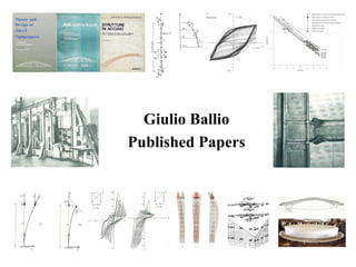 Giulio Ballio
Published Papers
 
