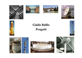 Giulio Ballio
Progetti
 