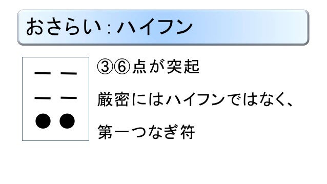 かな 数字 アルファベットの混在 点字