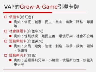 非娛樂、人文與社會議題的遊戲設計：遊戲案例與理論