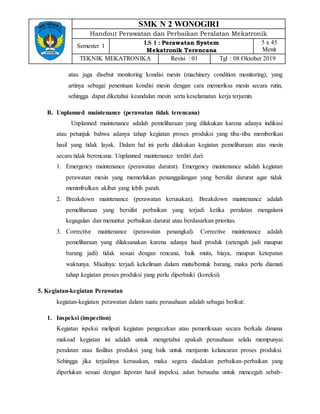 00. handout perawatan dan perbaikan smk negeri 2 wonogiri | DOCX