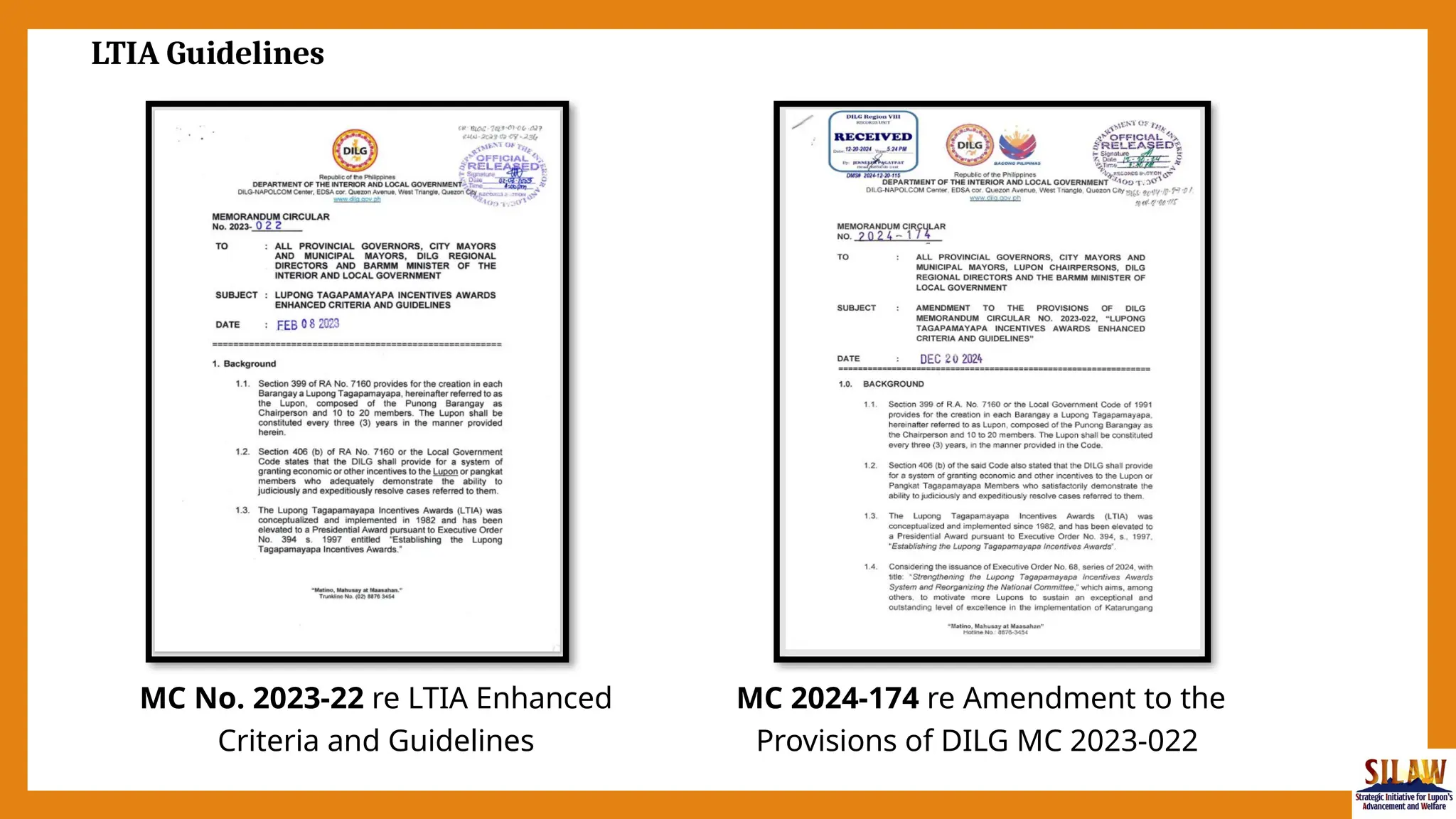 Ltia Form.pdf Orientation on LTIA Guidelines for CY 2025.pptx