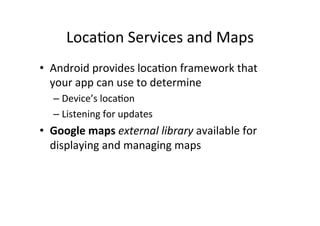Android Location and Maps | PDF