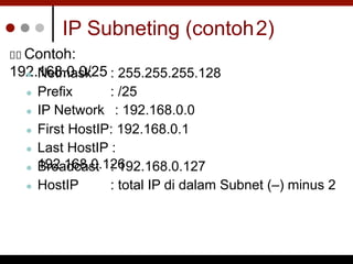 Mikrotik Basic TCP/IP_Jaringan Komputer. | PDF