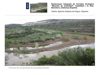 Restauraçao Integrada de Corredor Ecologico




2007/09
          “Meandre de Castellbell”. Castellbell i el Vilar,
          Barcelona, Catalunya (España)

          Cliente: Agencia Catalana de l’Aigua– Espanha
 