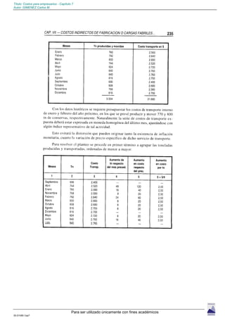 Título: Costos para empresarios - Capítulo 7
Autor: GIMENEZ Carlos M.
Para ser utilizado únicamente con fines académicos
00-D1085 Cap7
 