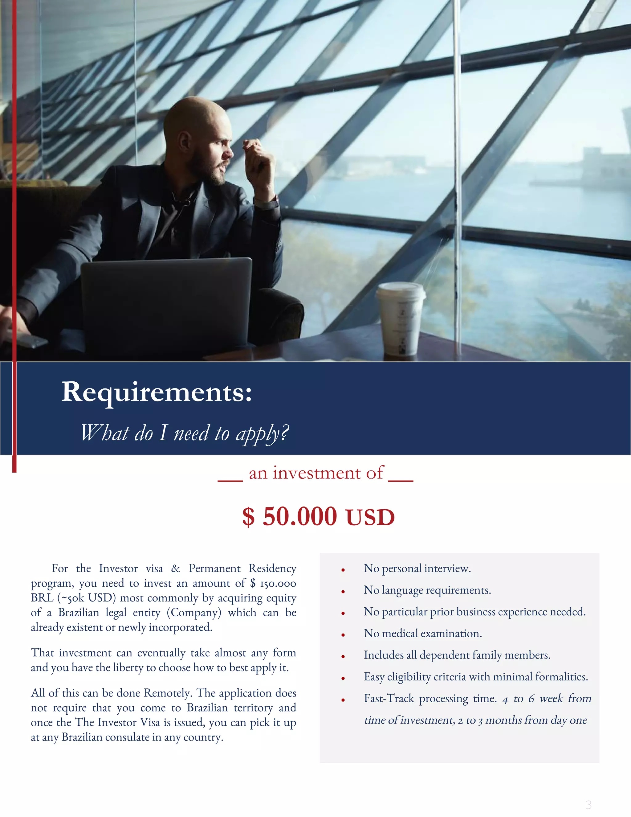 Brazil Permanent Residency & Investor Visa | PDF