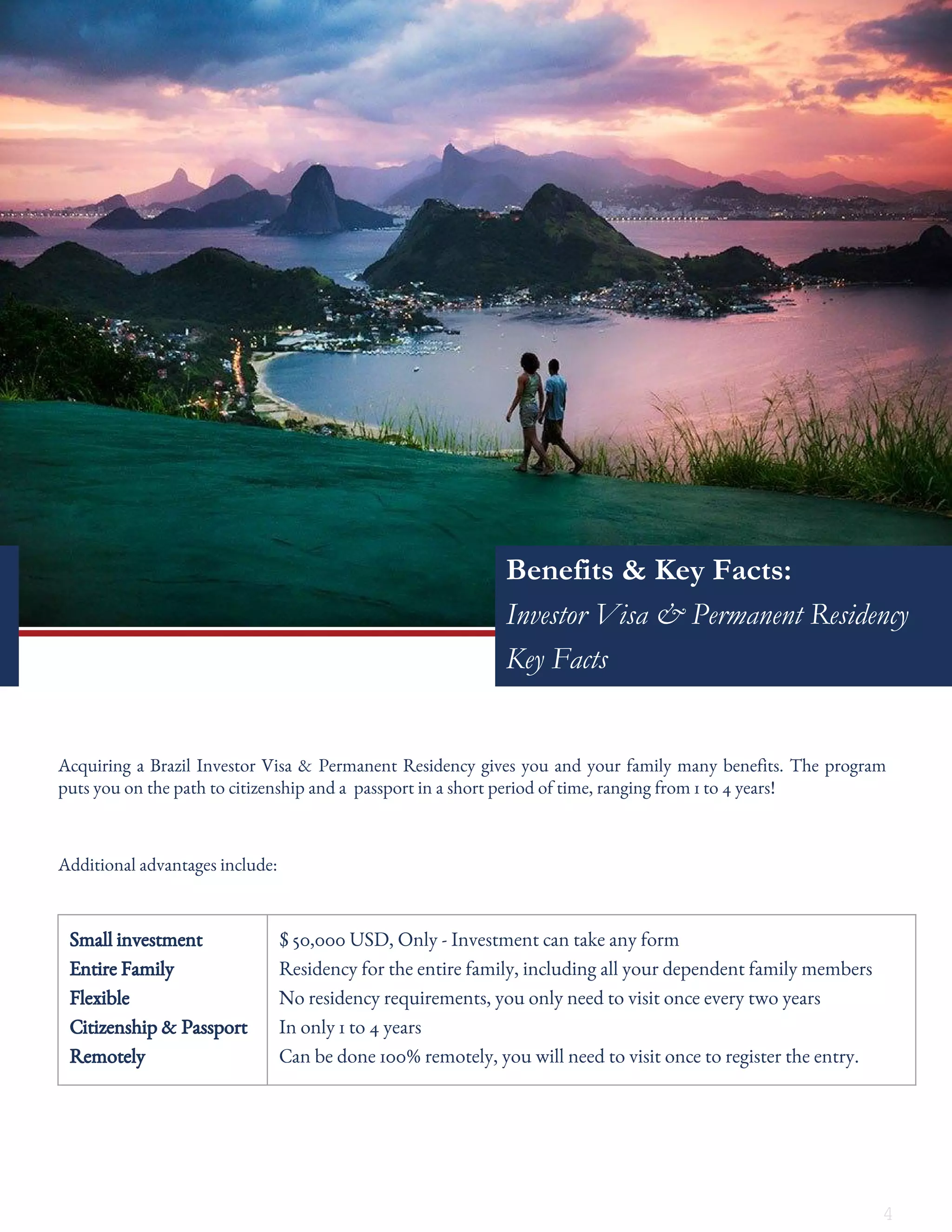 Brazil Permanent Residency & Investor Visa | PDF