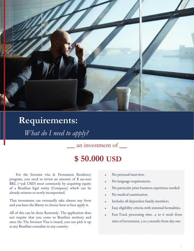 Brazil Permanent Residency & Investor Visa | PDF