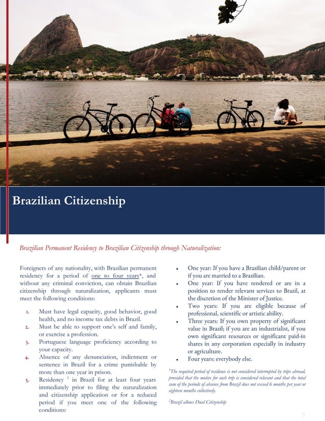 Brazil Permanent Residency & Investor Visa | PDF