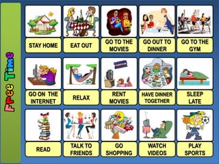 Free time activities - Simple Present | PPTX