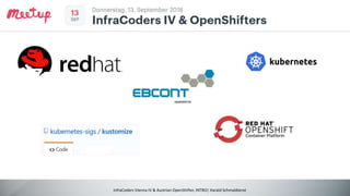 InfraCoders Vienna IV & Austrian OpenShifter, INTRO| Harald Schmaldienst
 