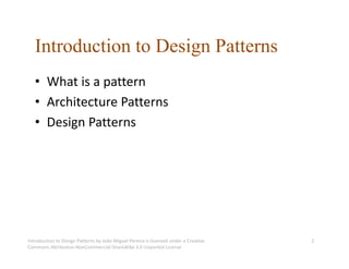 Introduction to Design Patterns | PPT