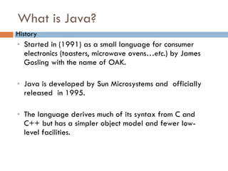00 intro to java | PPT