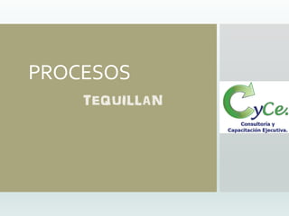 PROCESOS
TEQUILLAN
 