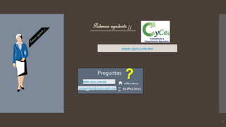 Podemos ayudarte ¡¡
Preguntas
17
www.cyce.com.mx
proyectos@cyce.com.mx
Jalisco, Mexico
33 3843 3143
www.cyce.com.mx
 