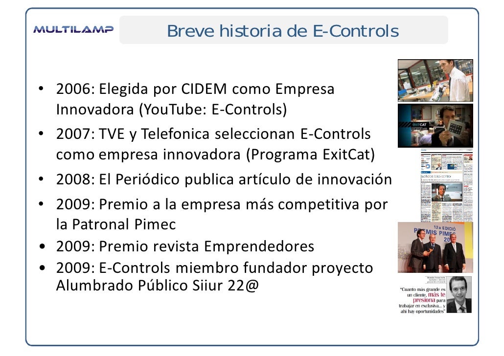e controls de e y  1 Jornadas controls   presentación EIC  Agenda