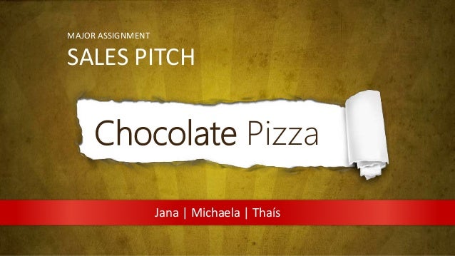 sales pitch presentation layout