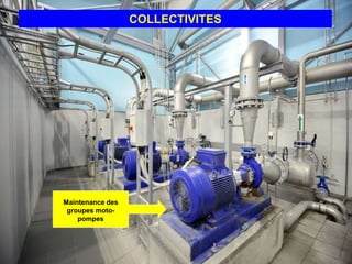 COLLECTIVITES
Maintenance des
groupes moto-
pompes
 