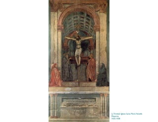 La Trinidad. Iglesia Santa María Novella
Masaccio
1425-1428
 
