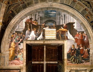 La misa de Bolsena
Rafael de Sanzio
 