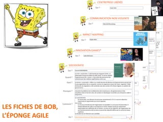 LES  FICHES  DE  BOB,  
L’ÉPONGE  AGILE
 